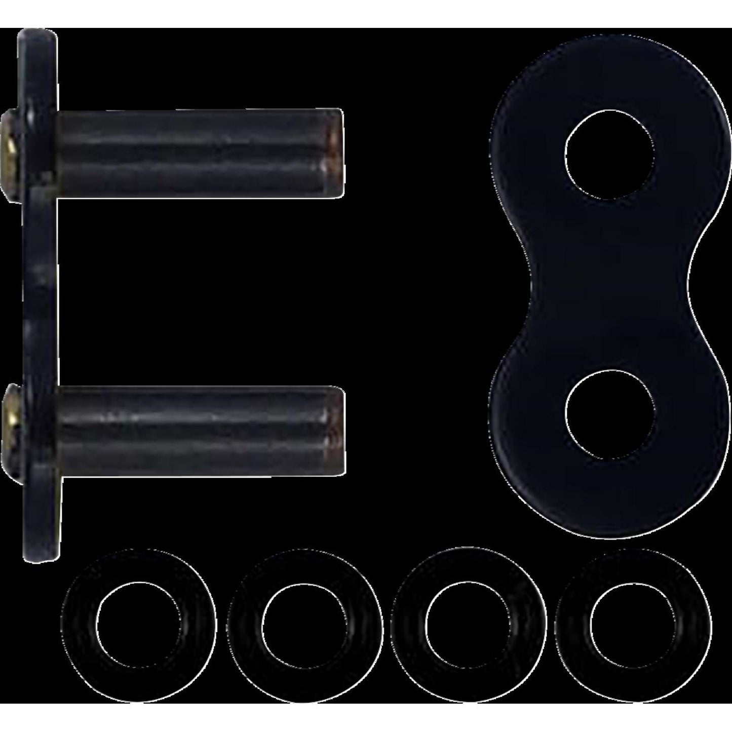 RK Chain 520 ZXW - Connecting Link - Rivet - Black Scale [MPN: BL520ZXW-RL]_1432679
