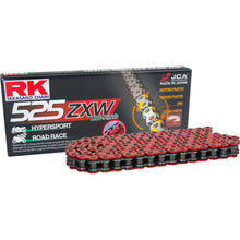 RK Chain 525 ZXW - Connecting Link - Rivet - Red [MPN: RR525ZXW-RL]_1334656