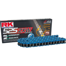 RK Chain 525 ZXW - Connecting Link - Rivet - Blue [MPN: BB525ZXW-RL]_1334655
