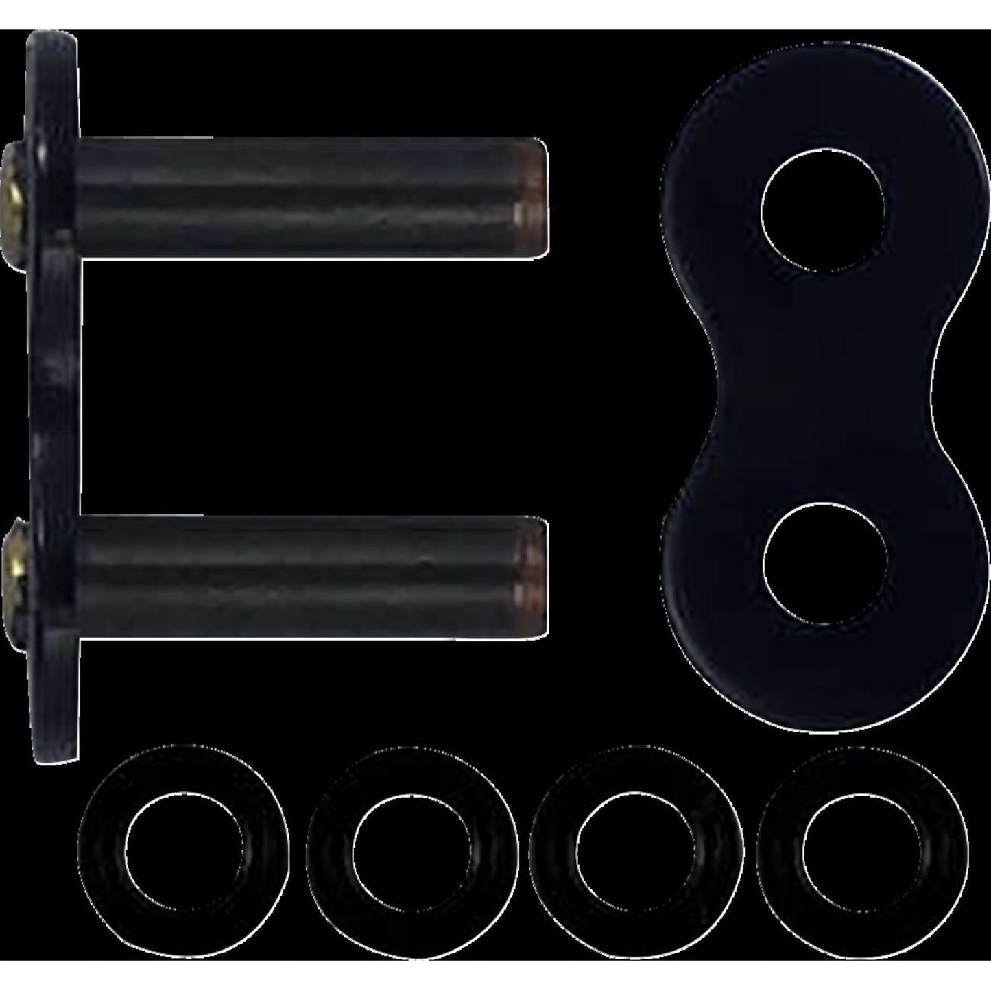 RK Chain 530 ZXW - Connecting Link - Rivet - Black Scale [MPN: BL530ZXW-RL]_1432660