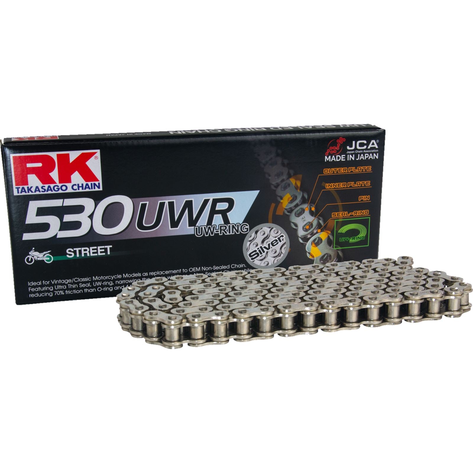 RK Chain 530 UWR - Connecting Link - Rivet [MPN: SV530UWR-RL]_1334634