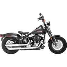 Vance And Hines 3" Twin Slash Slip-On Mufflers - Chrome for Harley-Davidson 16842_1366479