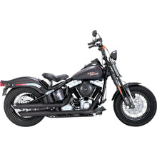 Vance And Hines 3" Twin Slash Slip-On Mufflers - Black for Harley-Davidson 46842_1366480