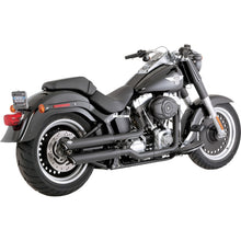 Vance And Hines Twin Slash 3" Slip-On Mufflers - Black for Harley-Davidson 46844_1366483