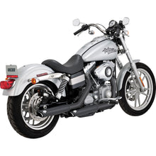 Vance And Hines 3" Twin Slash Slip-On Muffler - Black for Harley-Davidson 46838_1366489