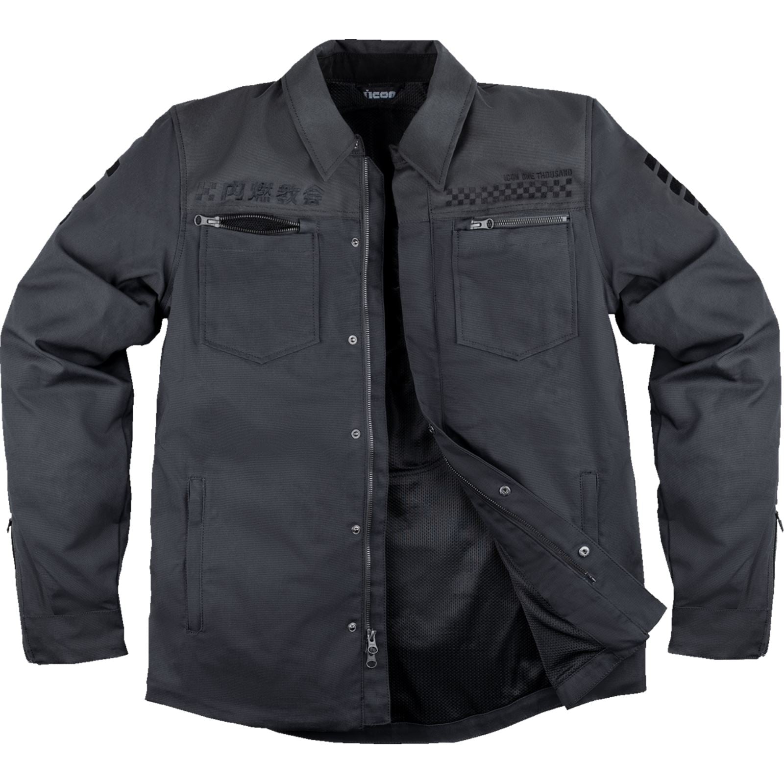Icon Upstate Canvas National Jacket - Black_1326965