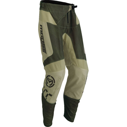 Moose Offroad MX-24 Qualifier Pants - 2024 Collection - Green/Tan_1327180