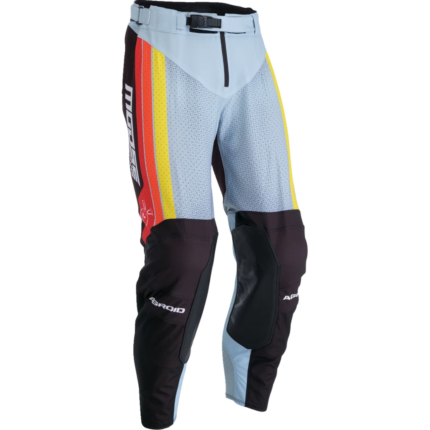 Moose Offroad MX-24 Agroid Pants - 2024 Collection - Gray/Yellow _1327204