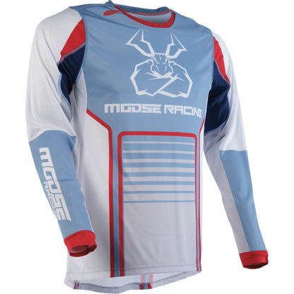 Moose Offroad MX-24 Agroid Jersey - 2024 Collection - Gray/Blue _1327280