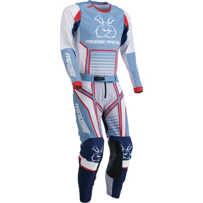 Moose Offroad MX-24 Agroid Jersey - 2024 Collection - Gray/Blue _1327281
