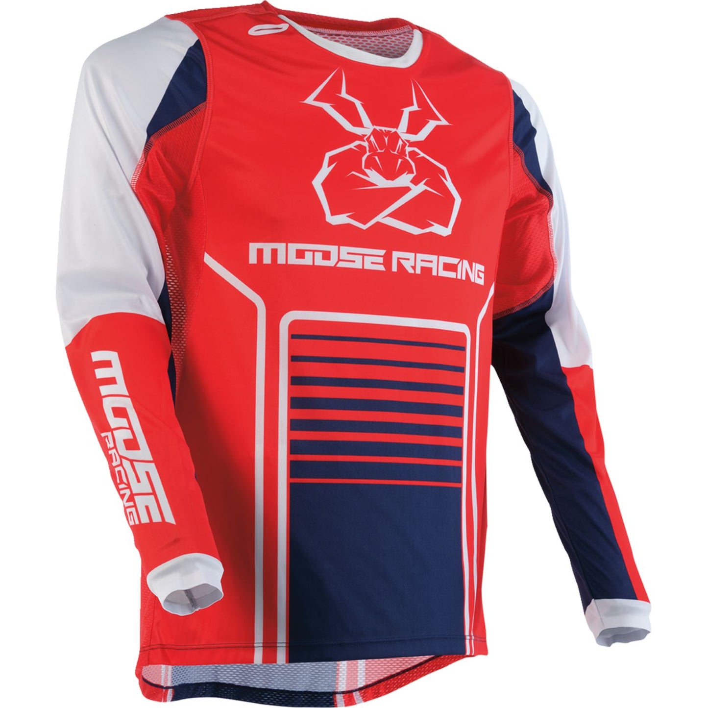 Moose Offroad MX-24 Agroid Jersey - 2024 Collection - Red/White/Blue _1327276