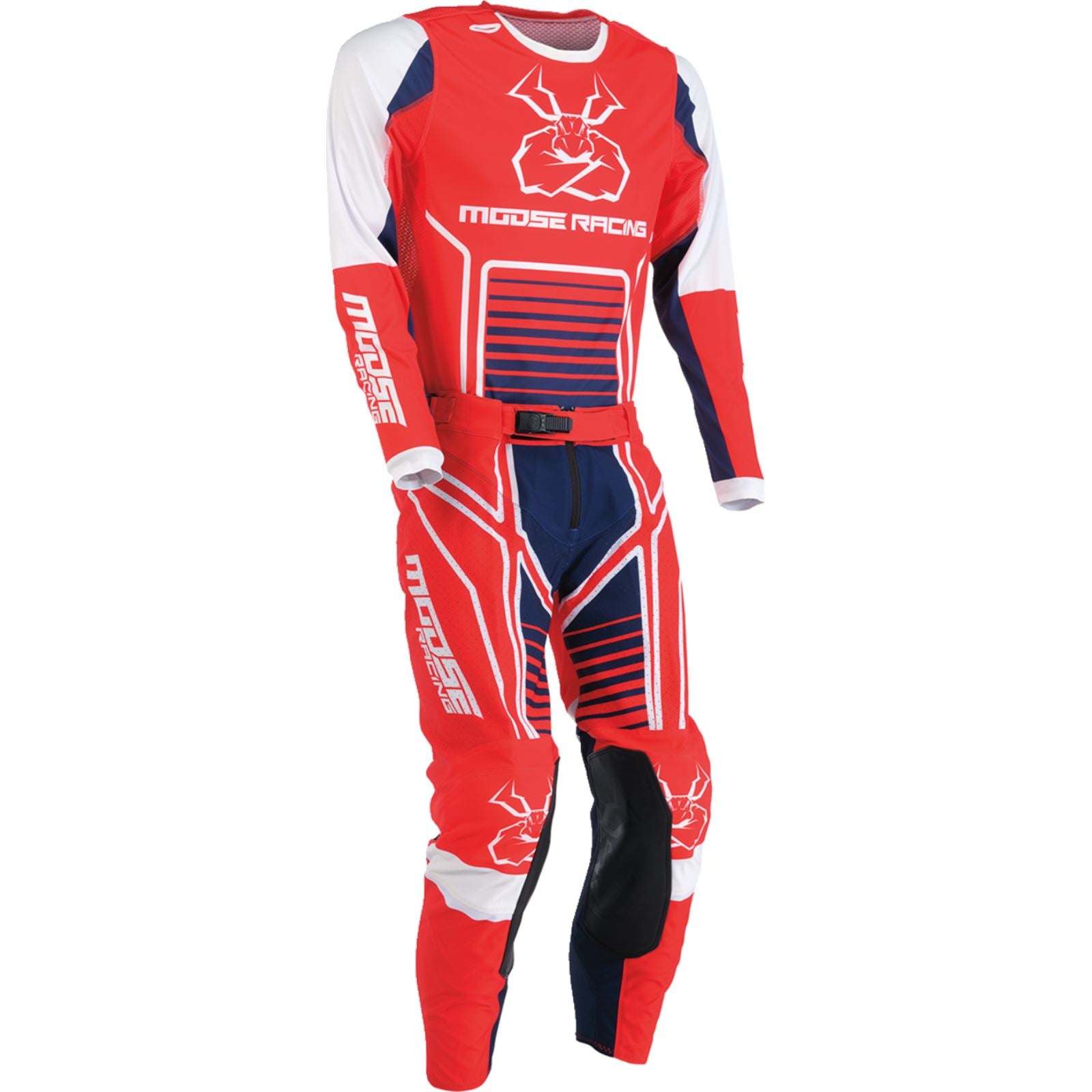Moose Offroad MX-24 Agroid Jersey - 2024 Collection - Red/White/Blue _1327298