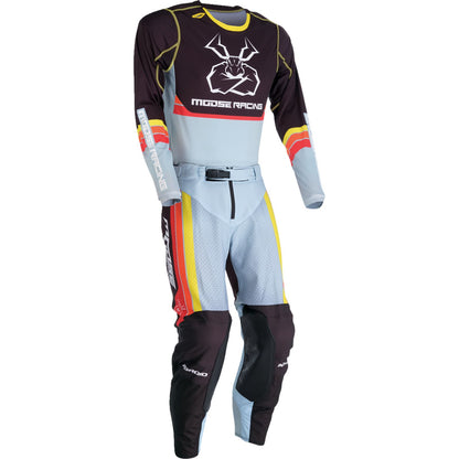 Moose Offroad MX-24 Agroid Jersey - 2024 Collection - Gray/Yellow_1327336