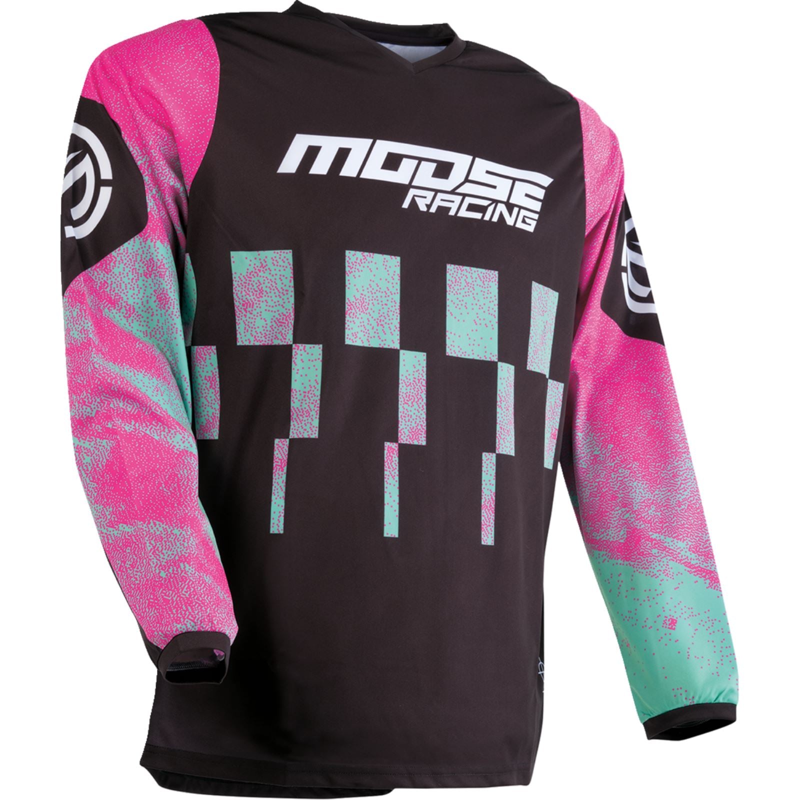 Moose Offroad MX-24 Qualifier Jersey - 2024 Collection - Pink/Teal _1327302