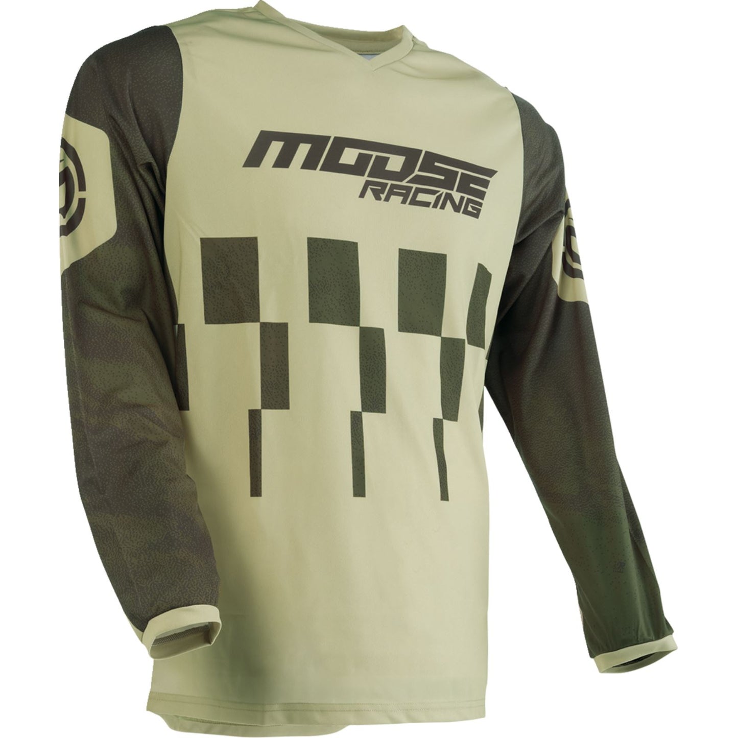 Moose Offroad MX-24 Qualifier Jersey - 2024 Collection - Green/Tan_1327400