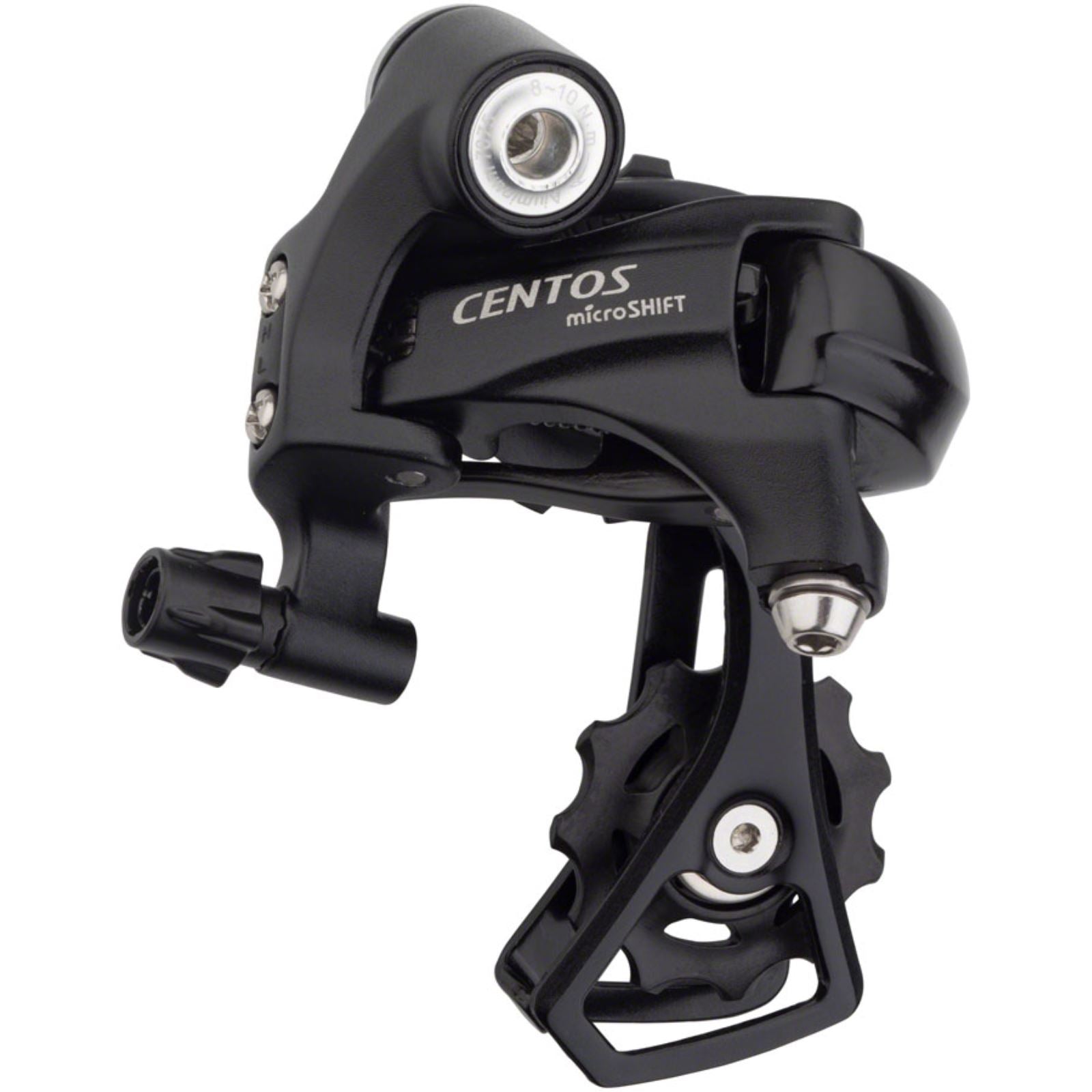 microSHIFT Centos Rear Derailleur - 10-Speed - Short Cage - Black CLOSEOUT [MPN: RD-R55S]_1772088