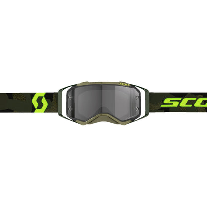 Scott Prospect Goggles - Khaki Green/Neon Yellow - Light Sensitive Gray 272820-7701327_1334262