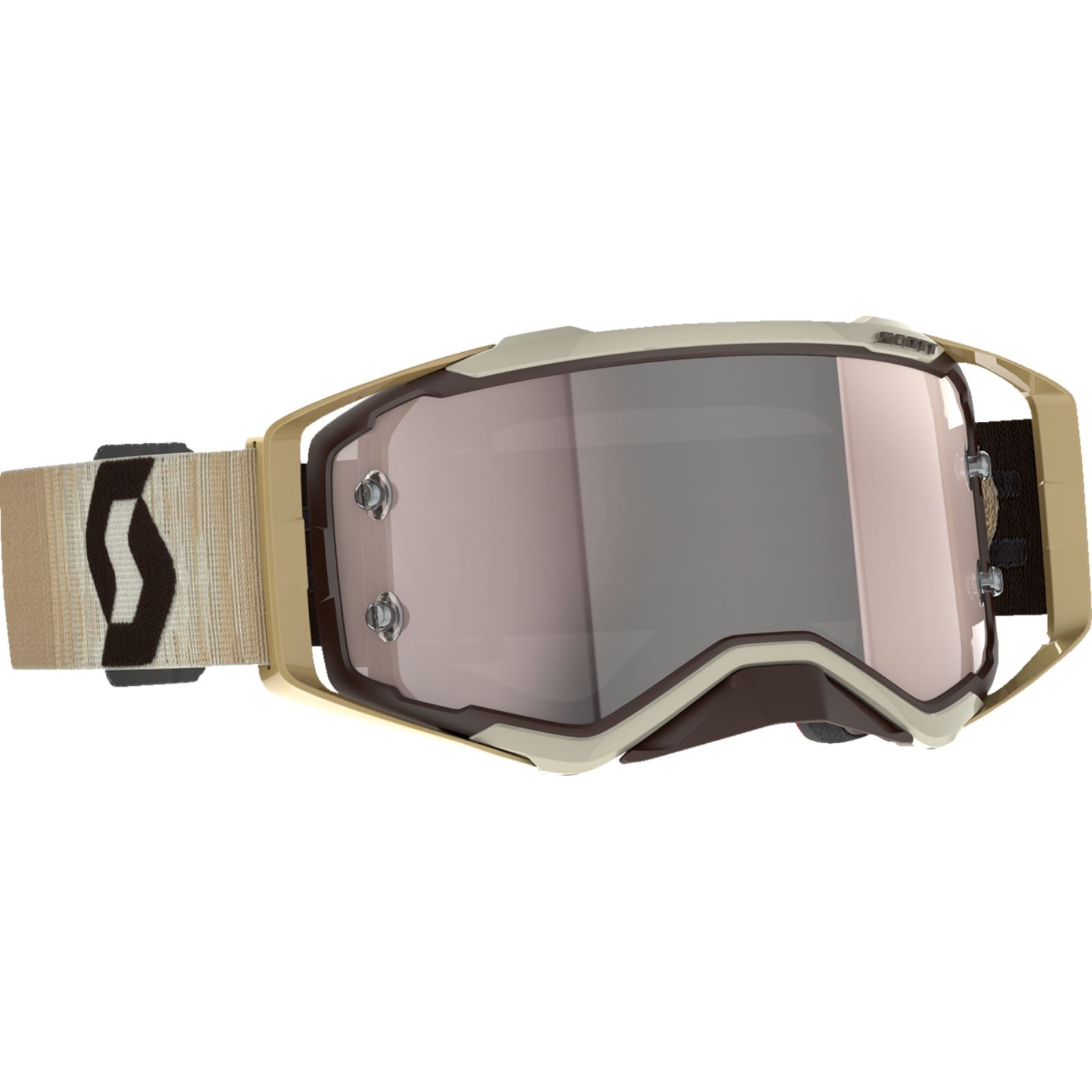 Scott Prospect Goggles - Beige/Brown - Silver Chrome Works [MPN: 272821-1074269]_1334267