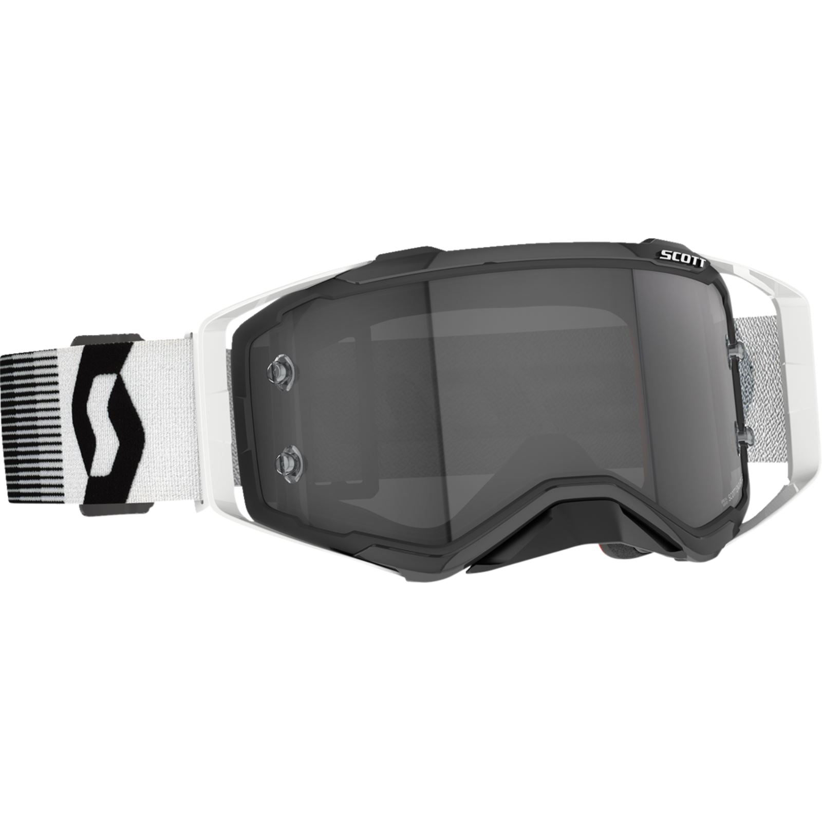 Scott Prospect Sand Dust Goggles - Black/White - Light Sensitive Gray 272826-7702327_1334238