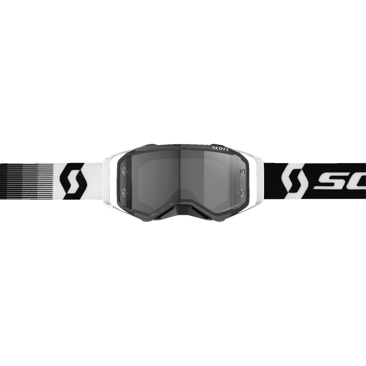 Scott Prospect Sand Dust Goggles - Black/White - Light Sensitive Gray 272826-7702327_1334239