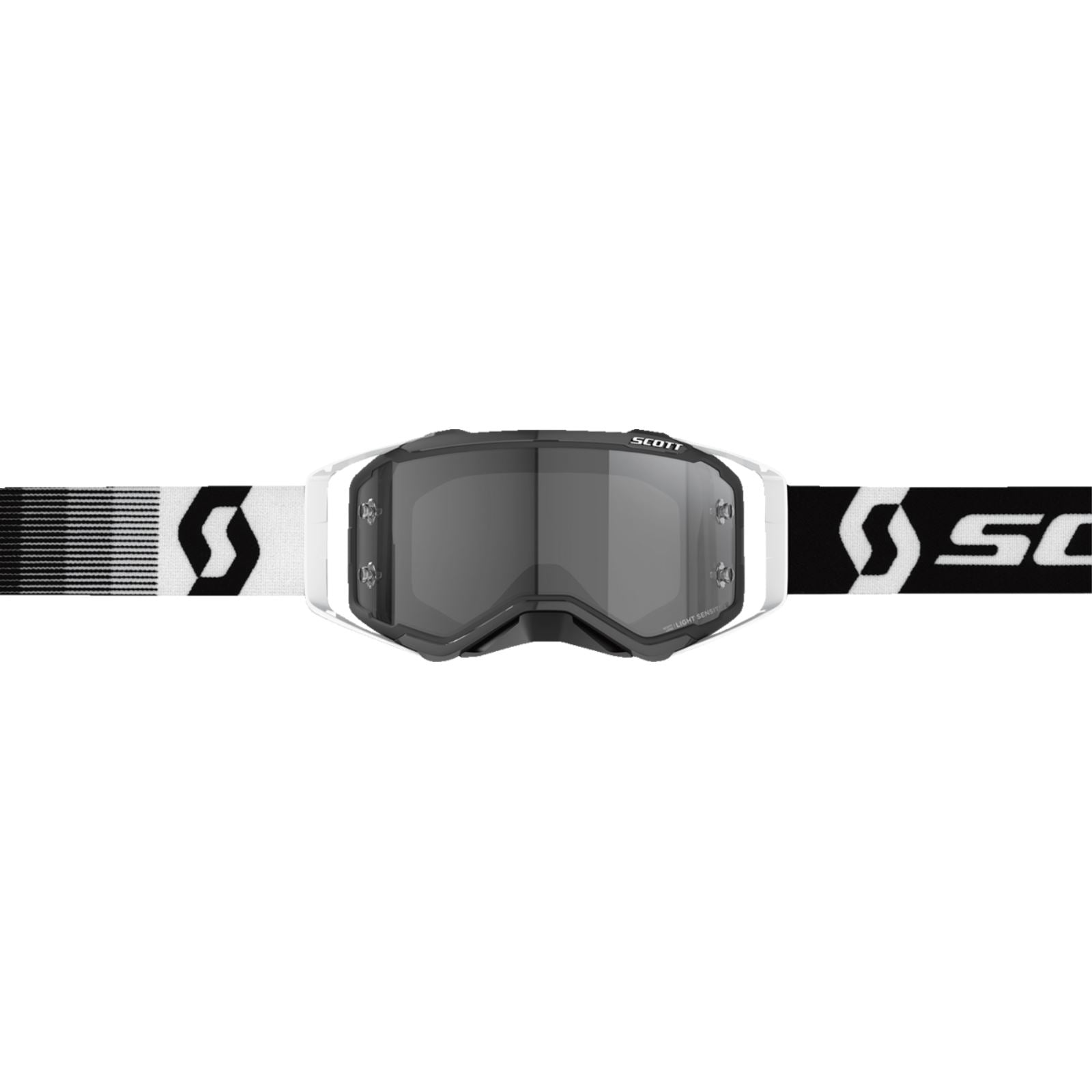Scott Prospect Sand Dust Goggles - Black/White - Light Sensitive Gray 272826-7702327_1334239
