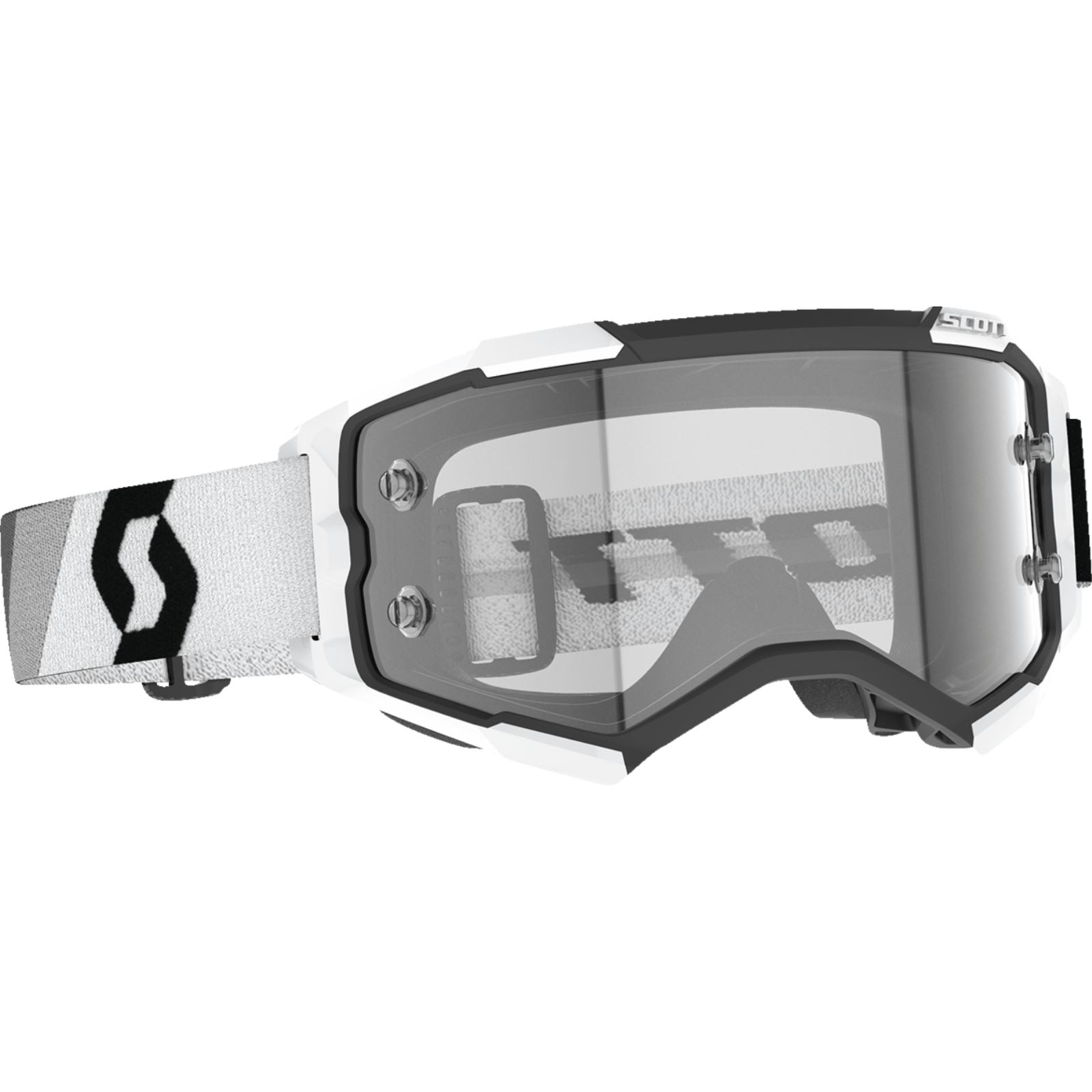 Scott Fury Premium Goggles - Black/White - Clear Works 274514-7702113_1334315