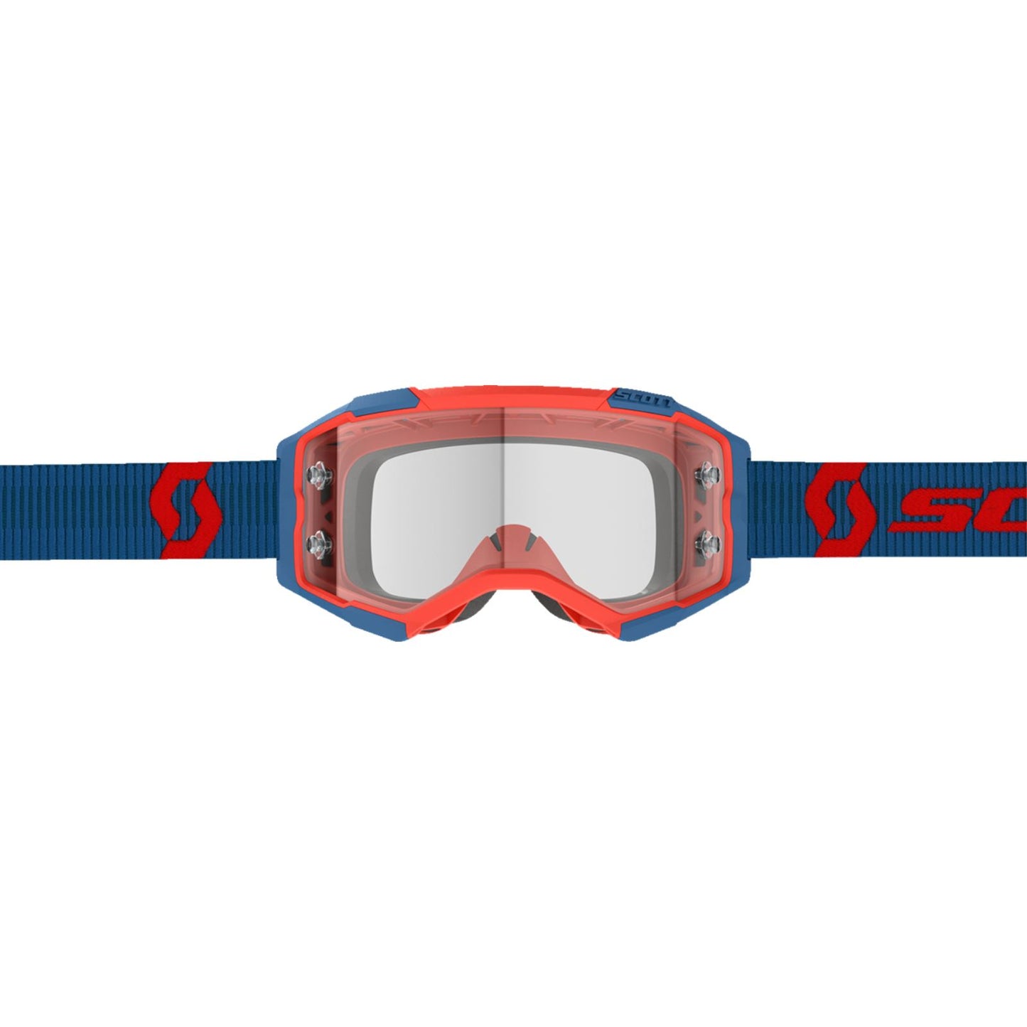 Scott Fury Goggles - Dark Blue/Neon Red - Clear Works 274514-7698113_1335716