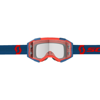 Scott Fury Goggles - Dark Blue/Neon Red - Clear Works 274514-7698113_1335716