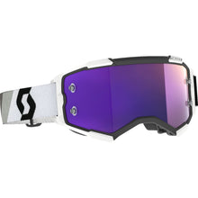 Scott Fury Premium Goggles - Black/White - Purple Chrome Works 272828-7702281_1334247