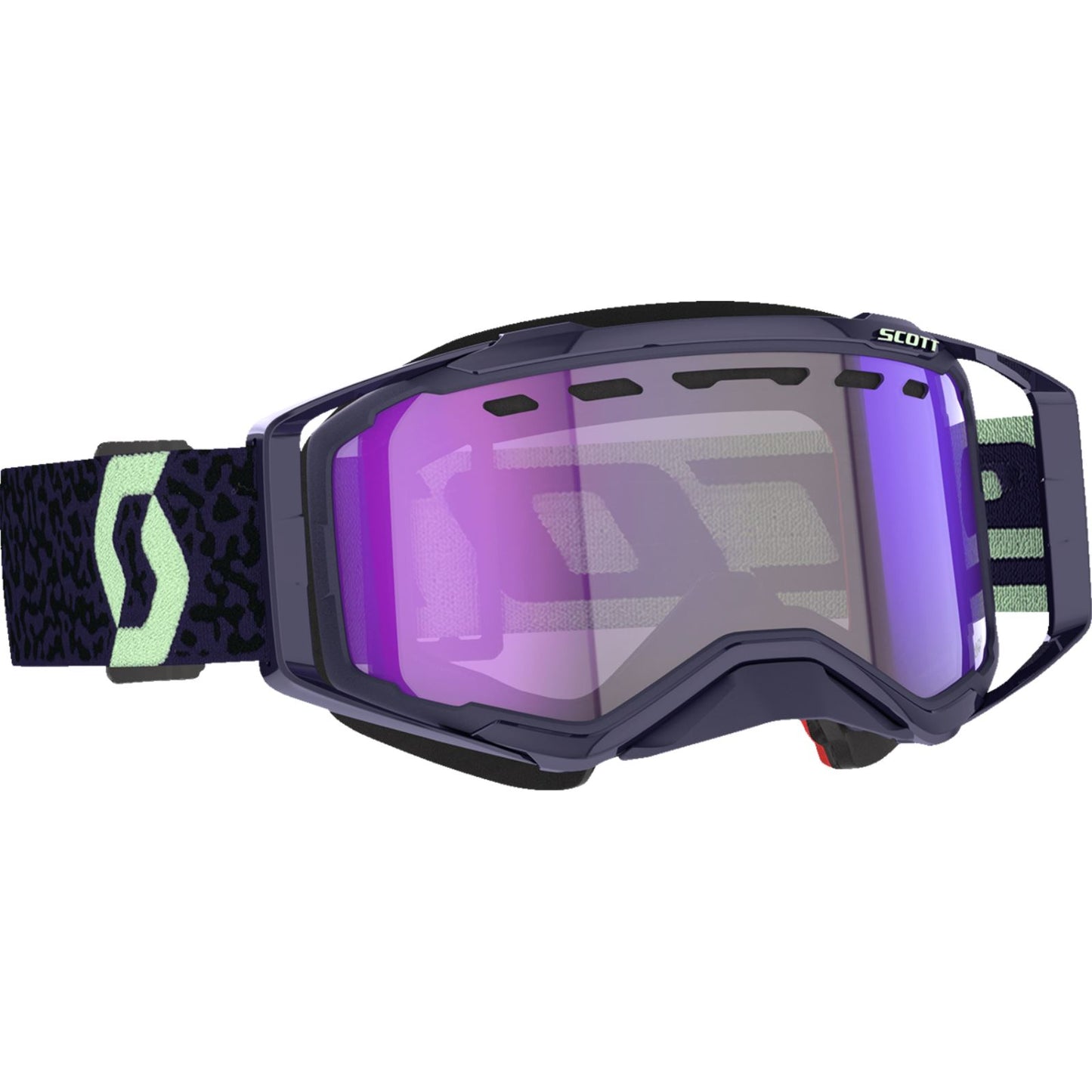 Scott Prospect Snow Cross Goggles Purple/Mint - Light Sensitive Chrome 278603-7696307_1334354