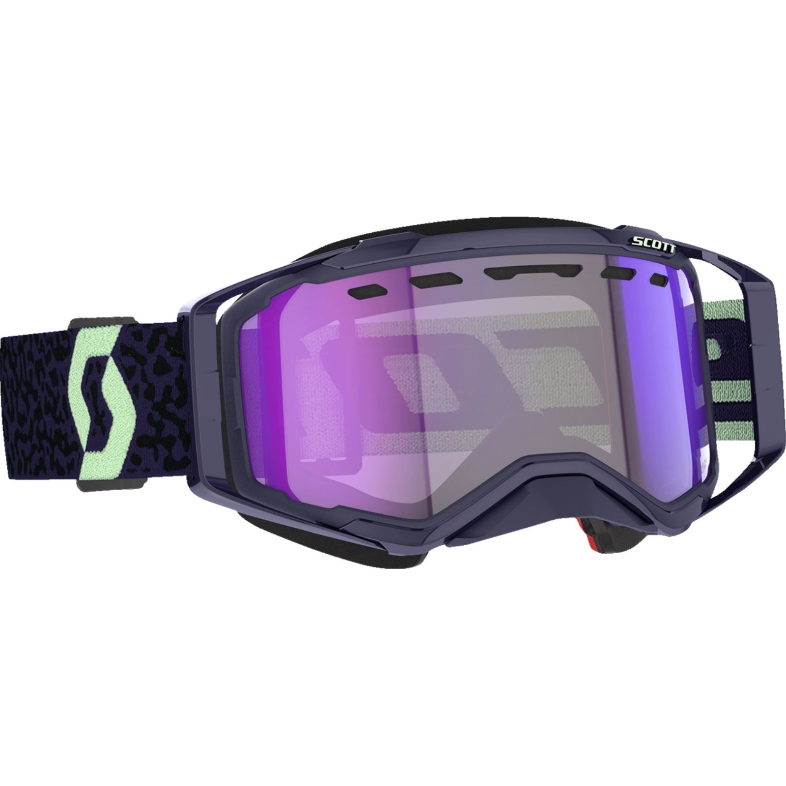 Scott Prospect Snow Cross Goggles Purple/Mint - Light Sensitive Chrome 278603-7696307_1334354