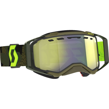 Scott Prospect Snow Cross Goggles - Khaki Green/Neon Yellow 272846-7701335_1334366