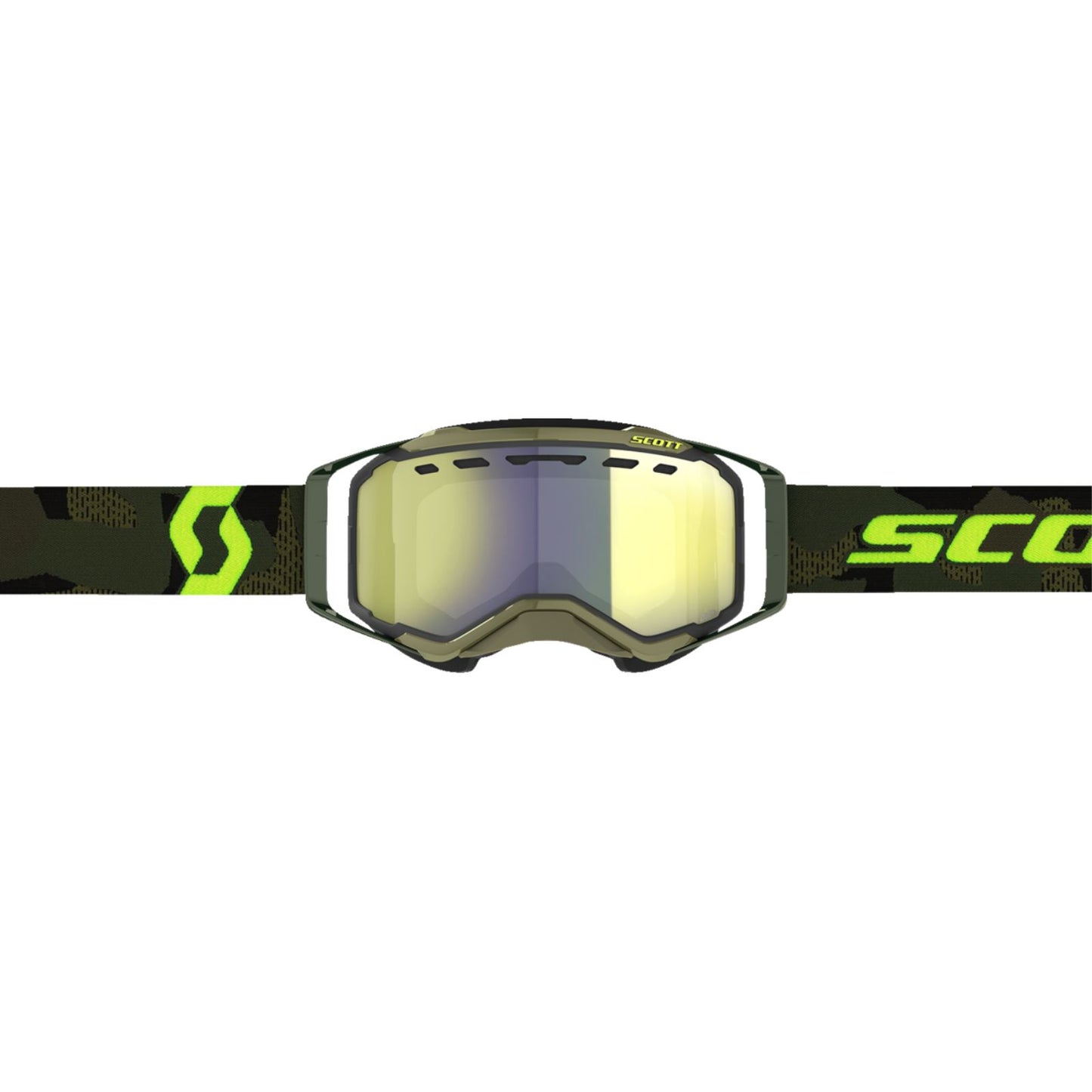 Scott Prospect Snow Cross Goggles - Khaki Green/Neon Yellow 272846-7701335_1334367