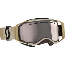 Scott Prospect Snow Cross Goggles - Beige/Brown - Dual Lens - Enhancer Silver Chrome 272846-1074313_1334369