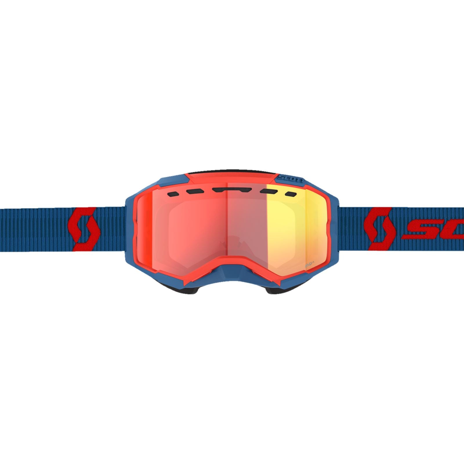 Scott Fury Snow Cross Goggles - Dark Blue/Neon Red - Light Sensitive Red Chrome 278604-7698341_1334329