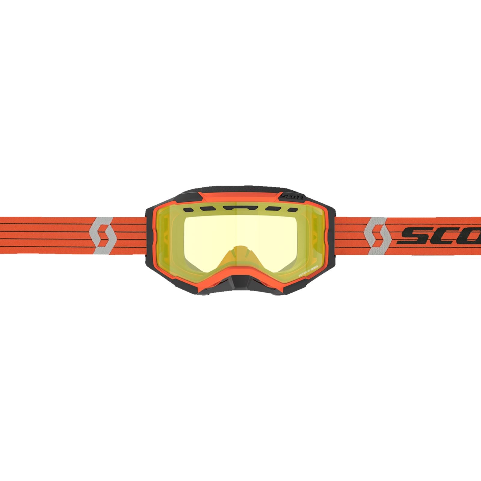 Scott Fury Snow Cross Goggles - Orange/Gray - Yellow Lens 278605-1011029_1334344