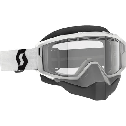 Scott Primal Snow Cross Goggles - White - Dual Lens - Clear 278606-0002043_1334346