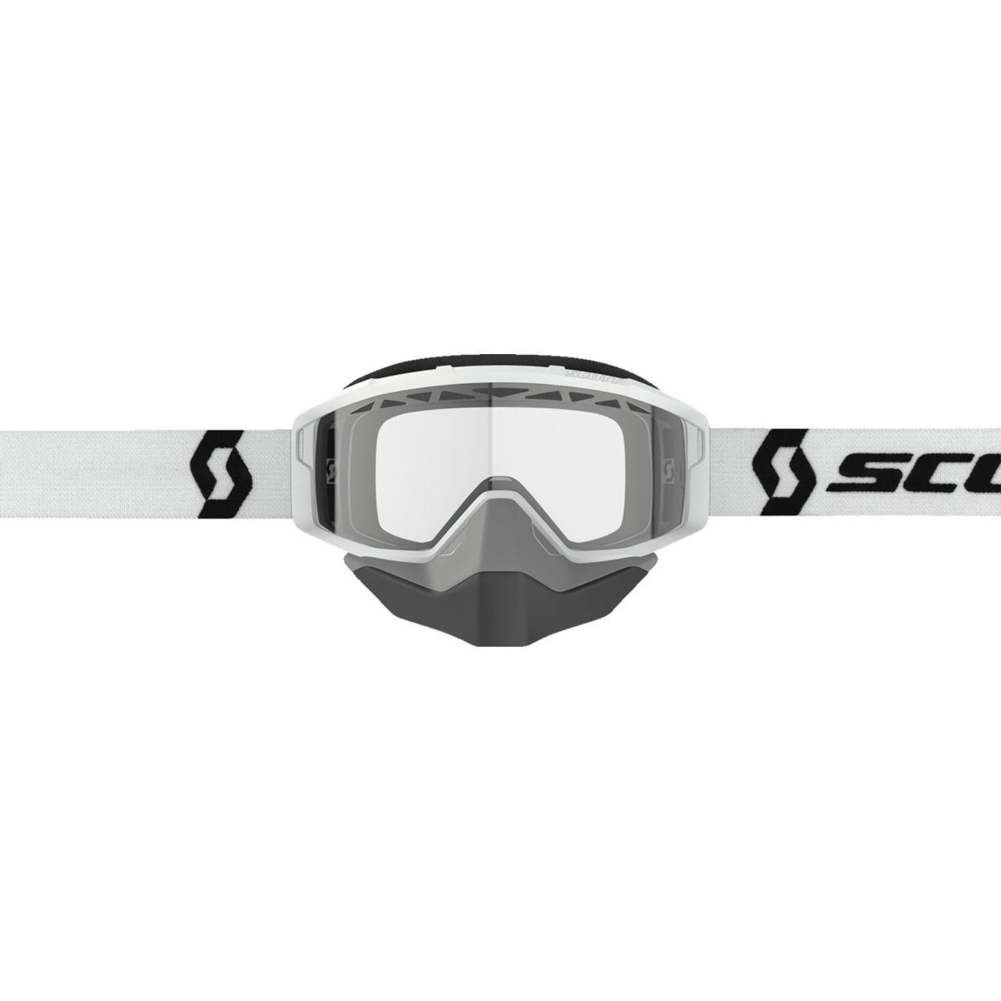Scott Primal Snow Cross Goggles - White - Dual Lens - Clear 278606-0002043_1334347