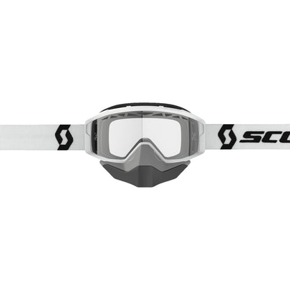Scott Primal Snow Cross Goggles - White - Dual Lens - Clear 278606-0002043_1334347