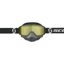 Scott Primal Snow Cross Goggles - Black/White - Dual Lens - Yellow 278606-1007029_1334325
