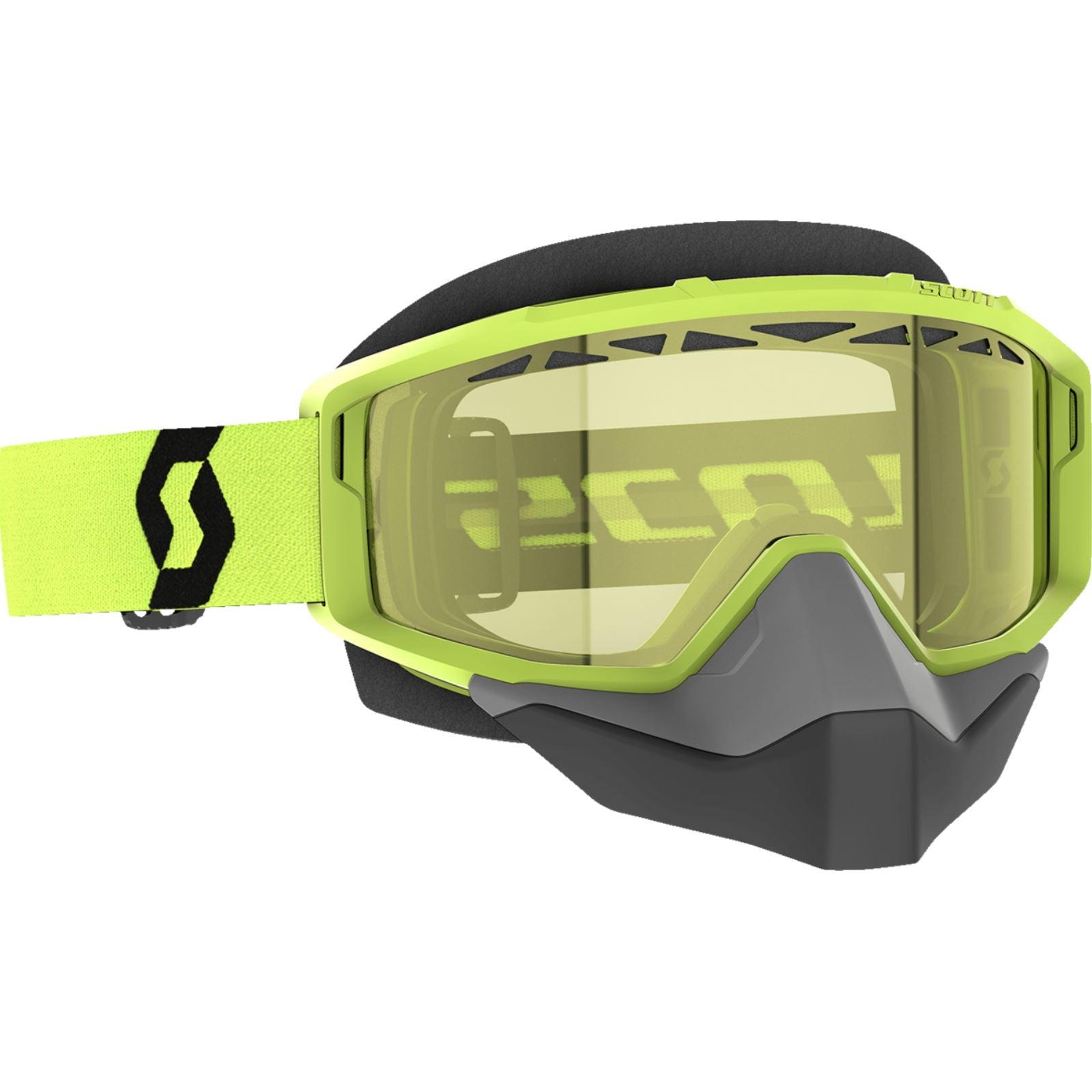 Scott Primal Snow Cross Goggles - Yellow/Black with Yellow Lens 278606-1017029_1334405