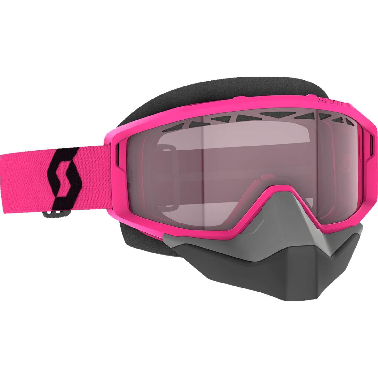 Scott Primal Snow Cross Goggles - Pink/Black with Tose Lens 278606-1665134_1334408