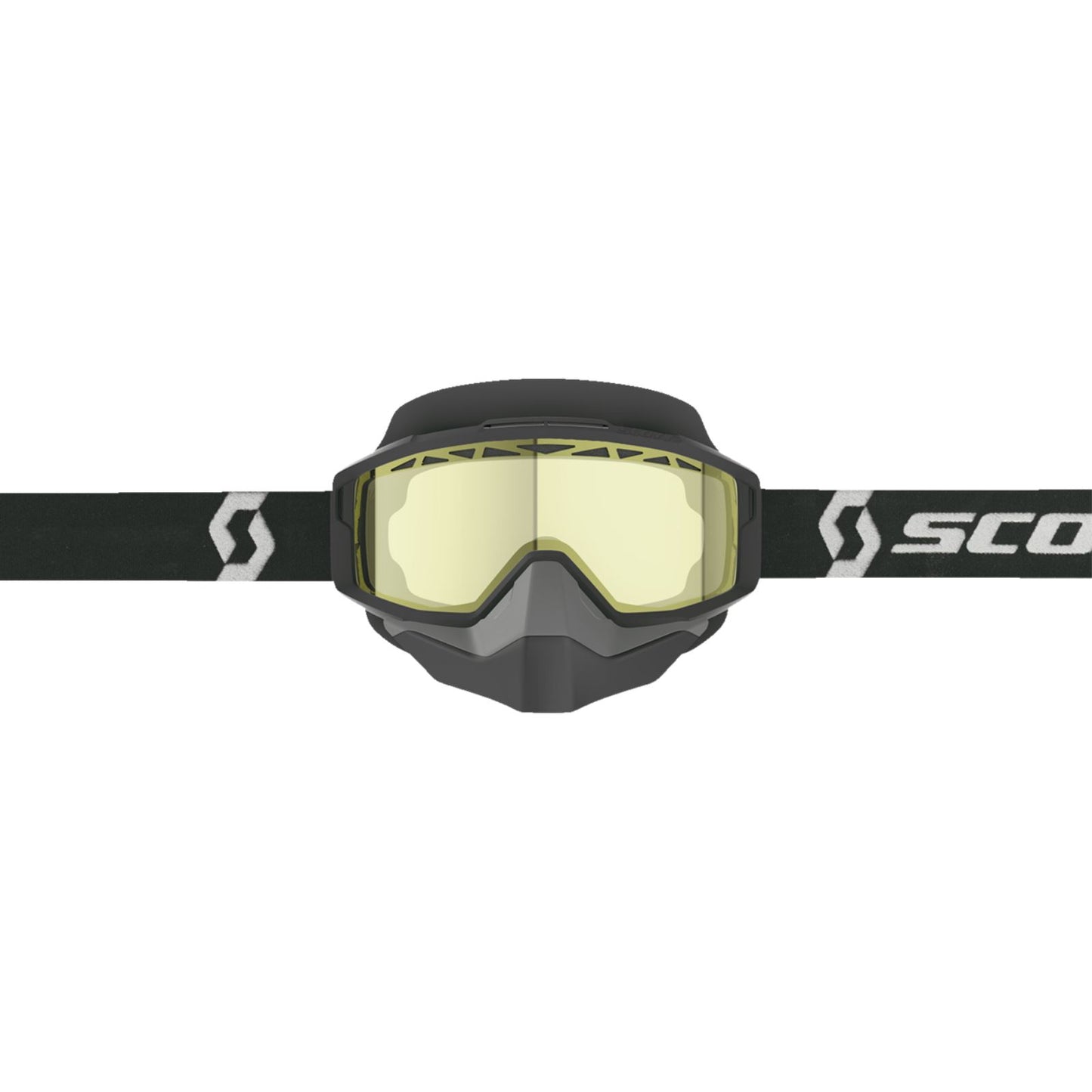 Scott Split OTG Snow Goggles - Black/White - Dual Lens - Yellow 285543-1007029_1334399