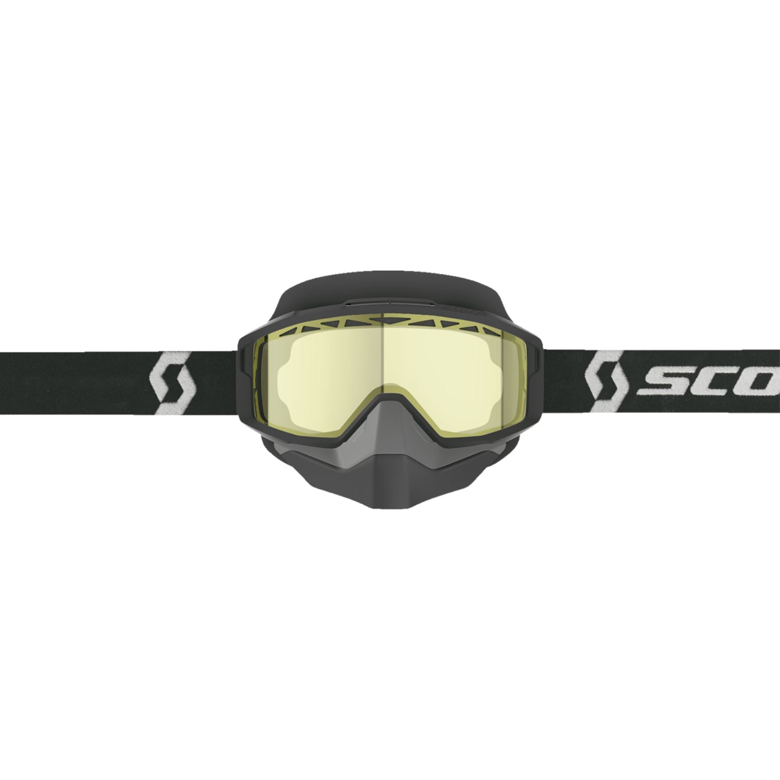 Scott Split OTG Snow Goggles - Black/White - Dual Lens - Yellow 285543-1007029_1334399
