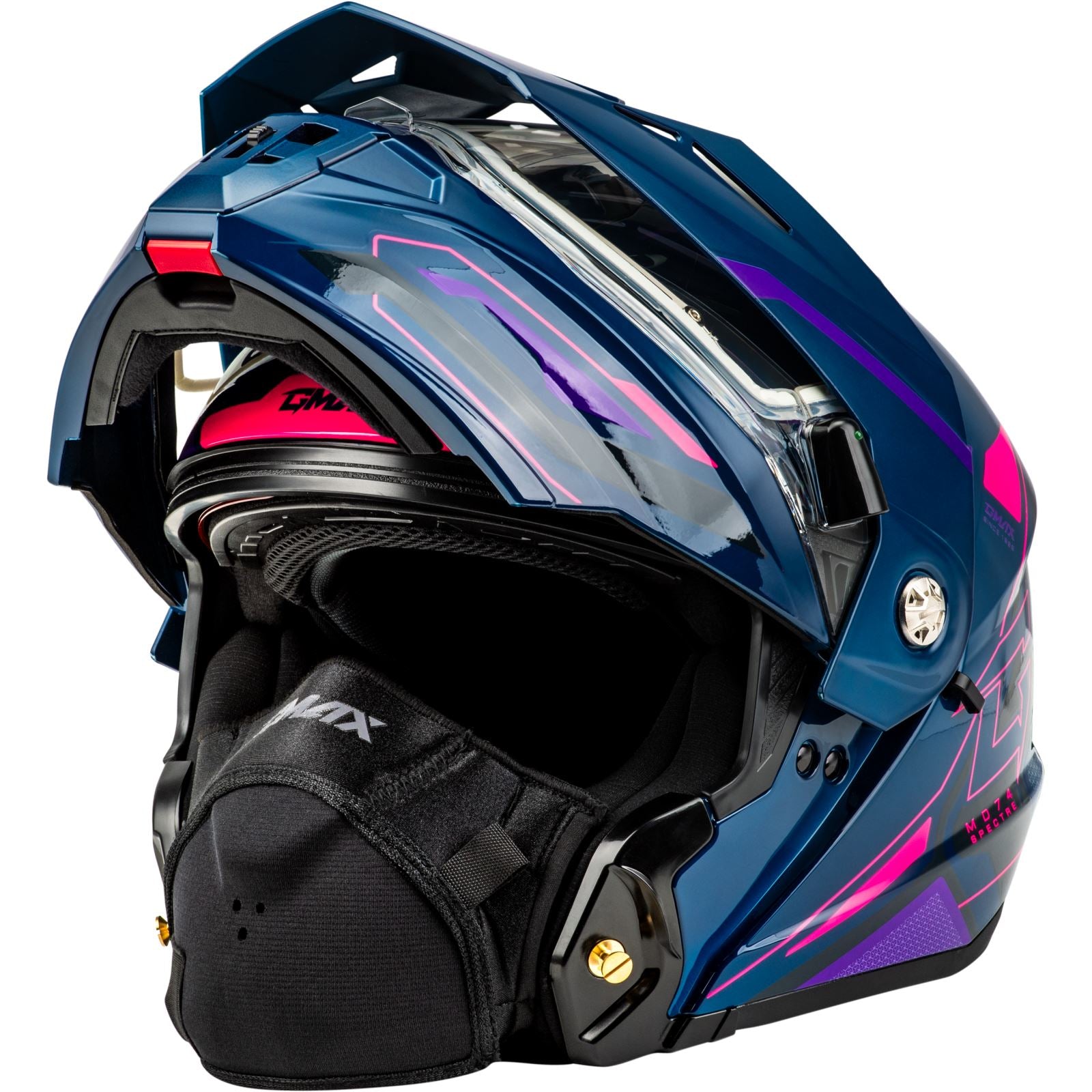 GMax MD-74S Spectre Snow Helmet - Blue/Pink/Purple - Small OPEN BOX [MPN: M107421084]_1874019