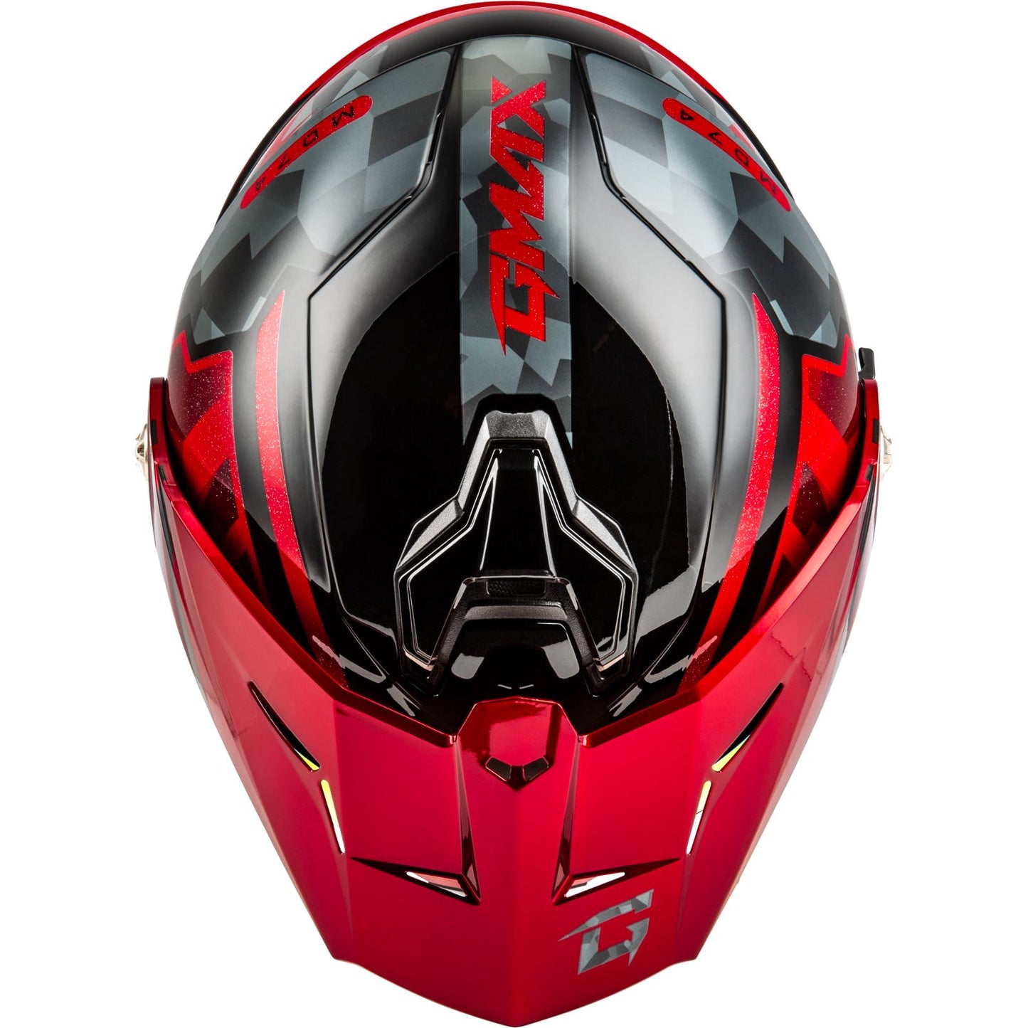 GMax MD-74 Striker Helmet w/Red Shield - Black/Grey/Red - M OPEN BOX [MPN: M17411155]_2722847
