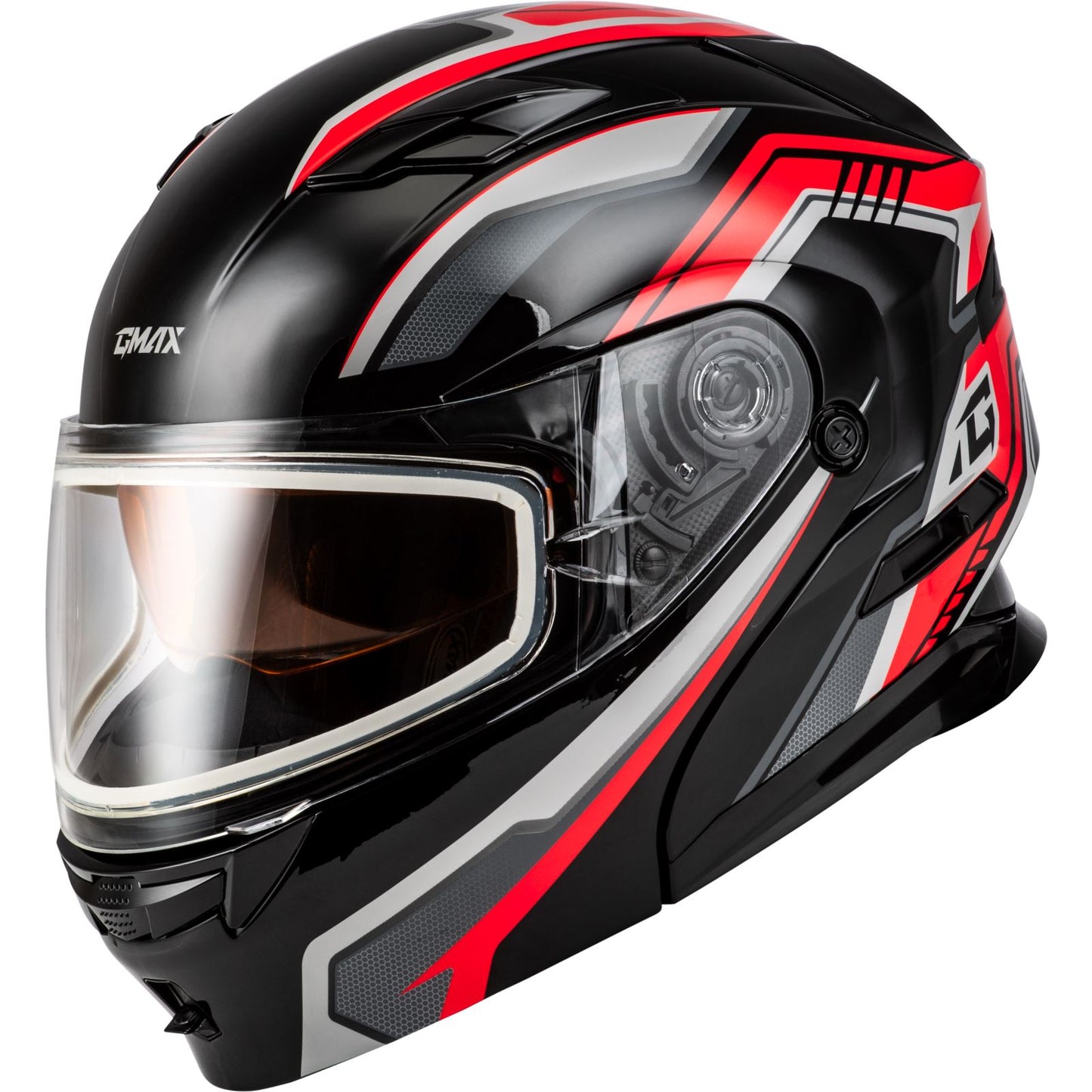 GMax MD-01S Transistor Snow Helmet - Black/Red - XL OPEN BOX [MPN: M20139157]_1946906