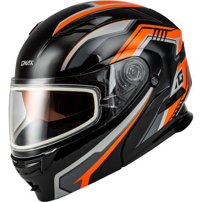 GMax MD-01S Transistor Snow Helmet - Orange/Black - Medium OPEN BOX [MPN: M20139285]_2061693