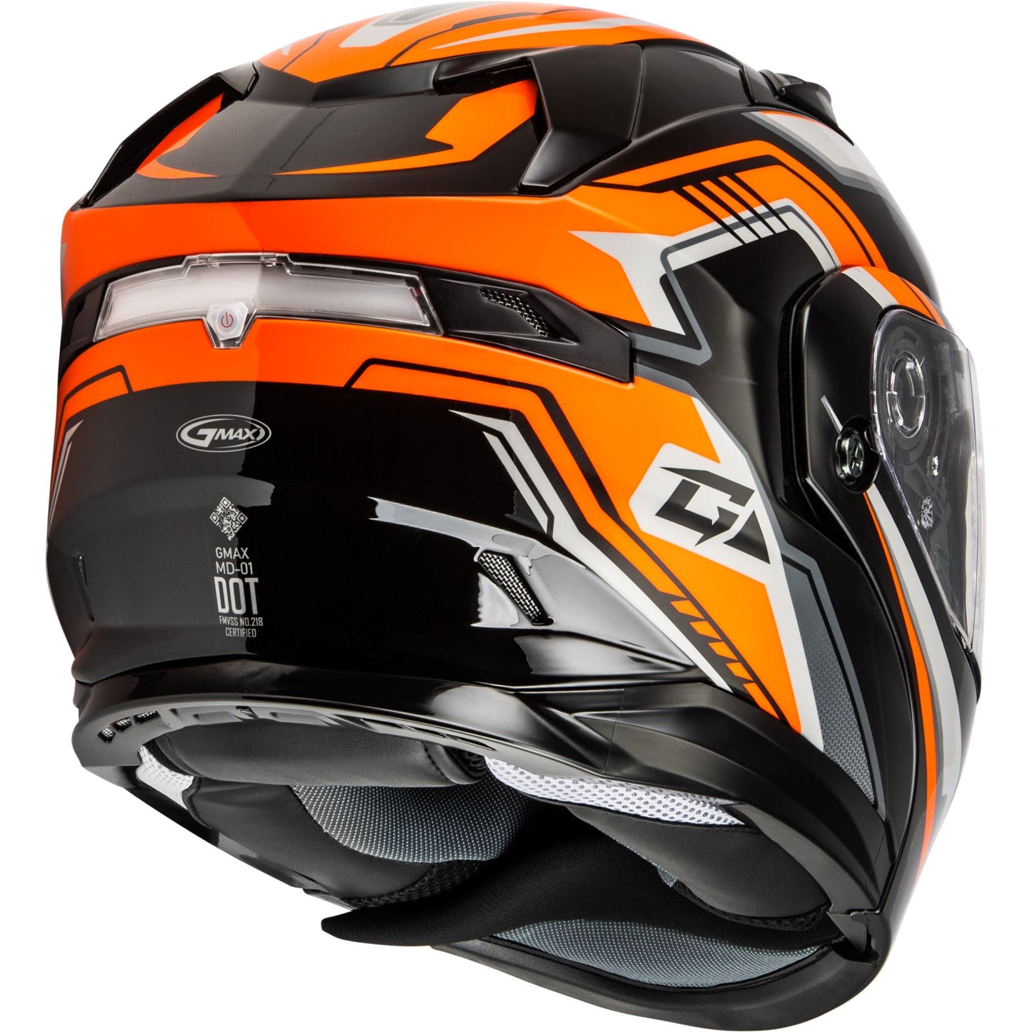 GMax MD-01S Transistor Snow Helmet - Orange/Black - Medium OPEN BOX [MPN: M20139285]_2061696