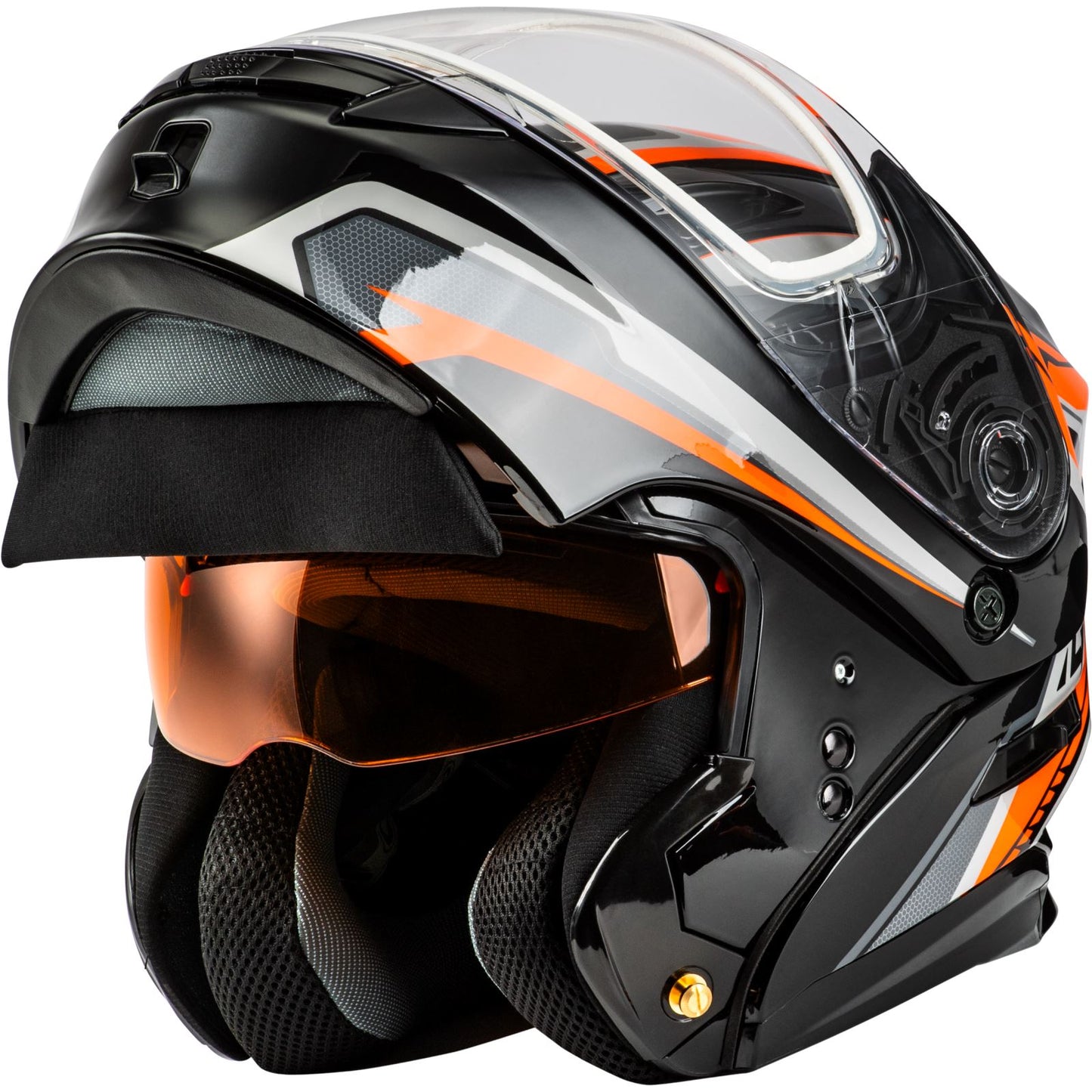 GMax MD-01S Transistor Snow Helmet - Orange/Black - Medium OPEN BOX [MPN: M20139285]_2061697